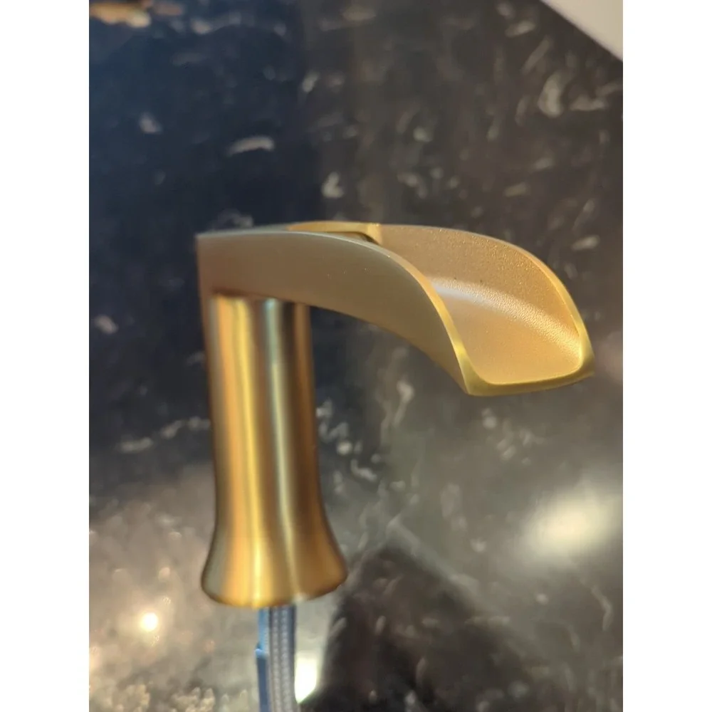HEYMYTAP Roman Bathtub Faucet Set 2 Handle Brushed Gold Tub Faucet